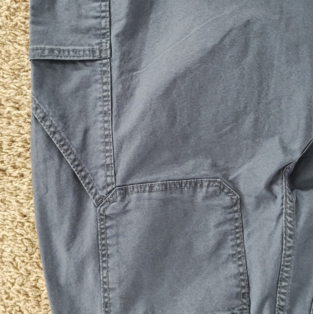 New Women Cargo Straight Leg Pants Size 8 Navy Universal Thread High Rise Vintag - Picture 8 of 9
